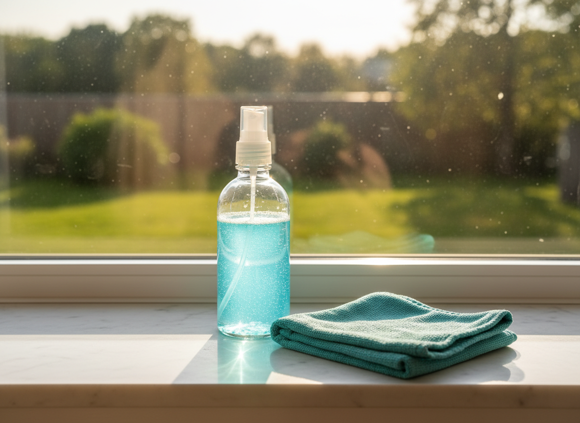 Fensterreiniger selber machen: Streifenfrei mit Essig und Alkohol