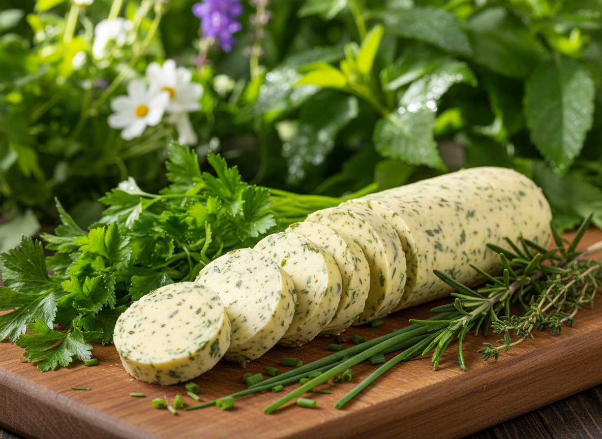 Kräuterbutter aus dem Garten: Sommerkräuter würzig bewahren