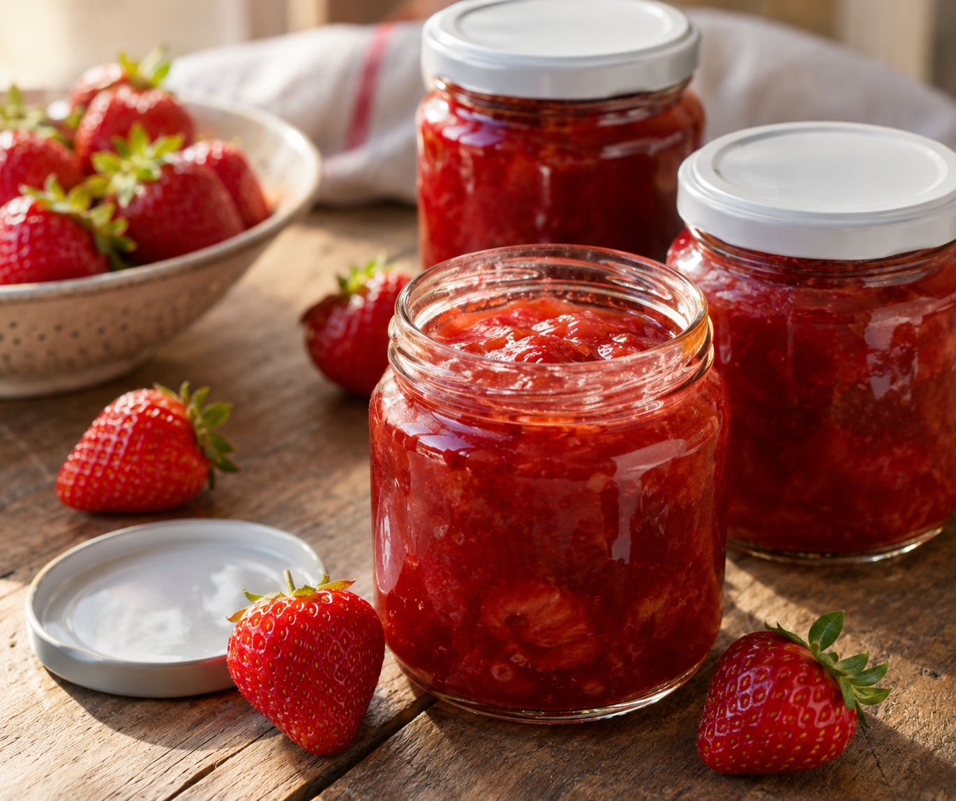Erdbeermarmelade selber machen: Einfaches Rezept