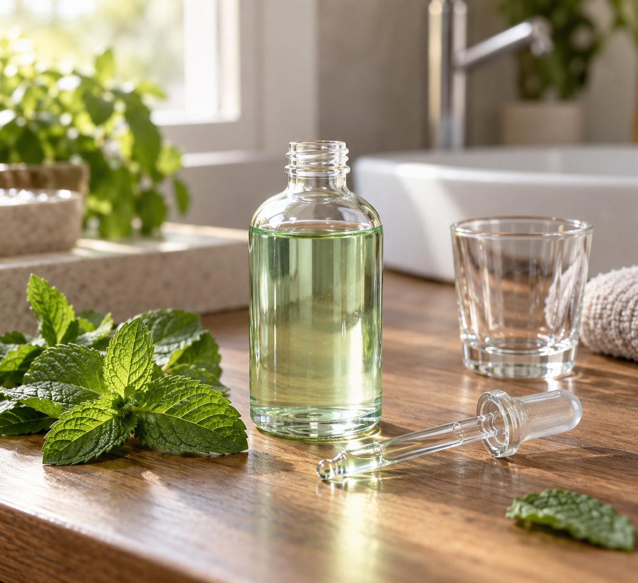 Mundwasser selber machen: Natürliche Mundspülung