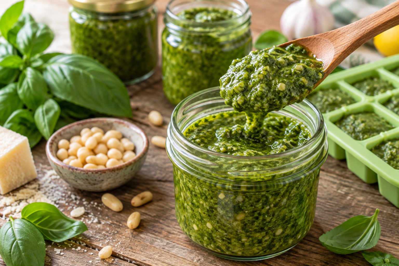 Basilikum als Pesto haltbar machen: Sommeraroma für später bewahren