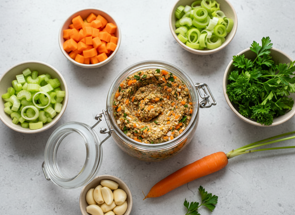 Gemüsebrühe-Paste selber machen: Würziger Vorrat ohne Tütensuppe