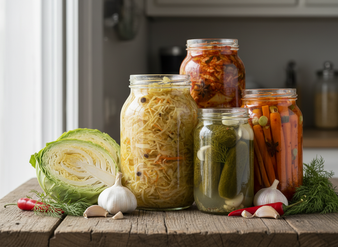 Fermentierte Lebensmittel selber machen: Gemüse natürlich haltbar machen