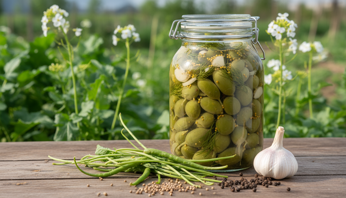 Rettichschoten fermentieren: Eine ungewöhnliche Ernte fürs Glas